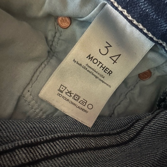 MOTHER Deep Blue Straight Jeans - Picture 7 of 8